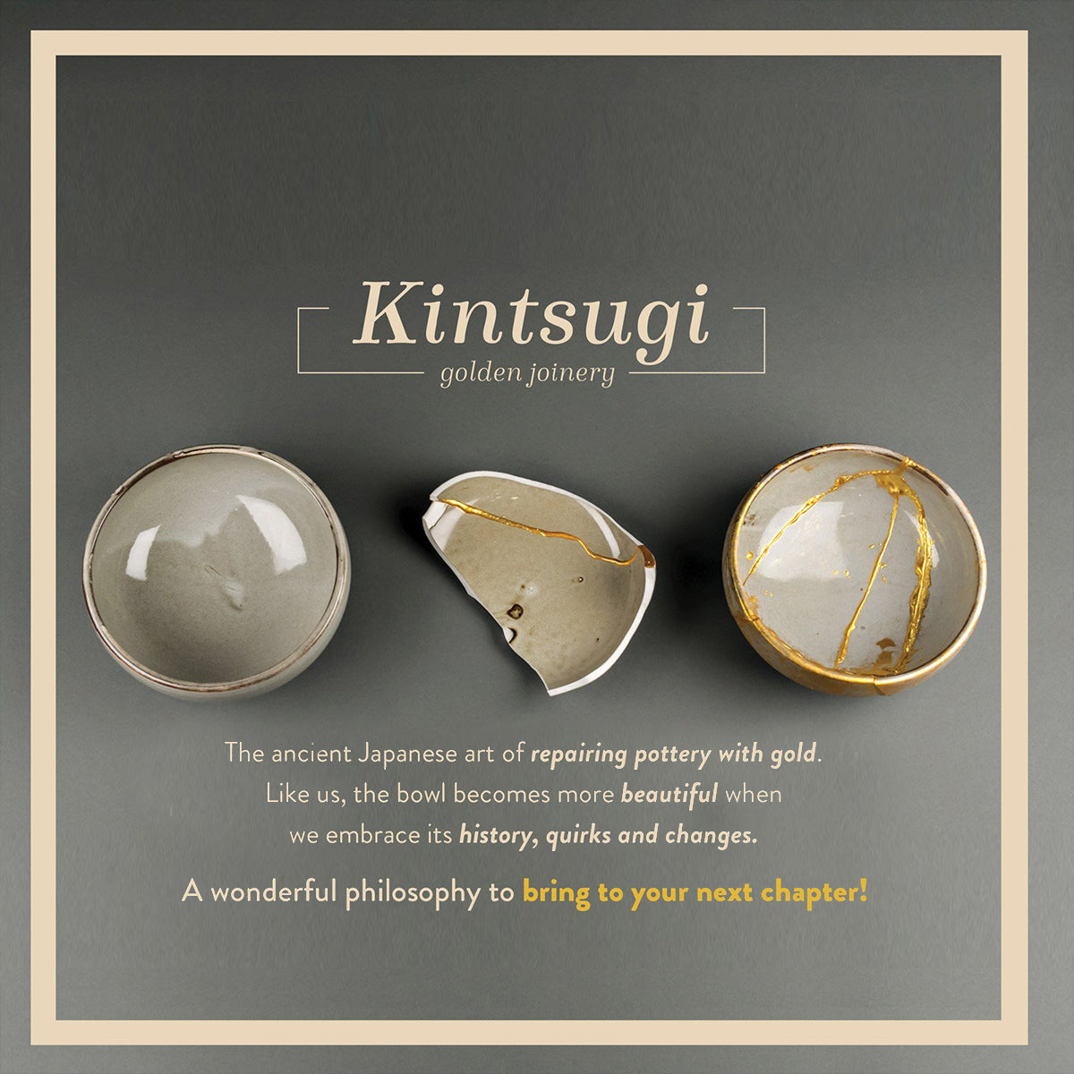 Kintsugi: The Art of Brokenness  Kintsugi, Kintsugi quote, Ancient  japanese art